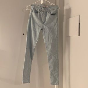 Levi’s Super Skinny jeans baby blue